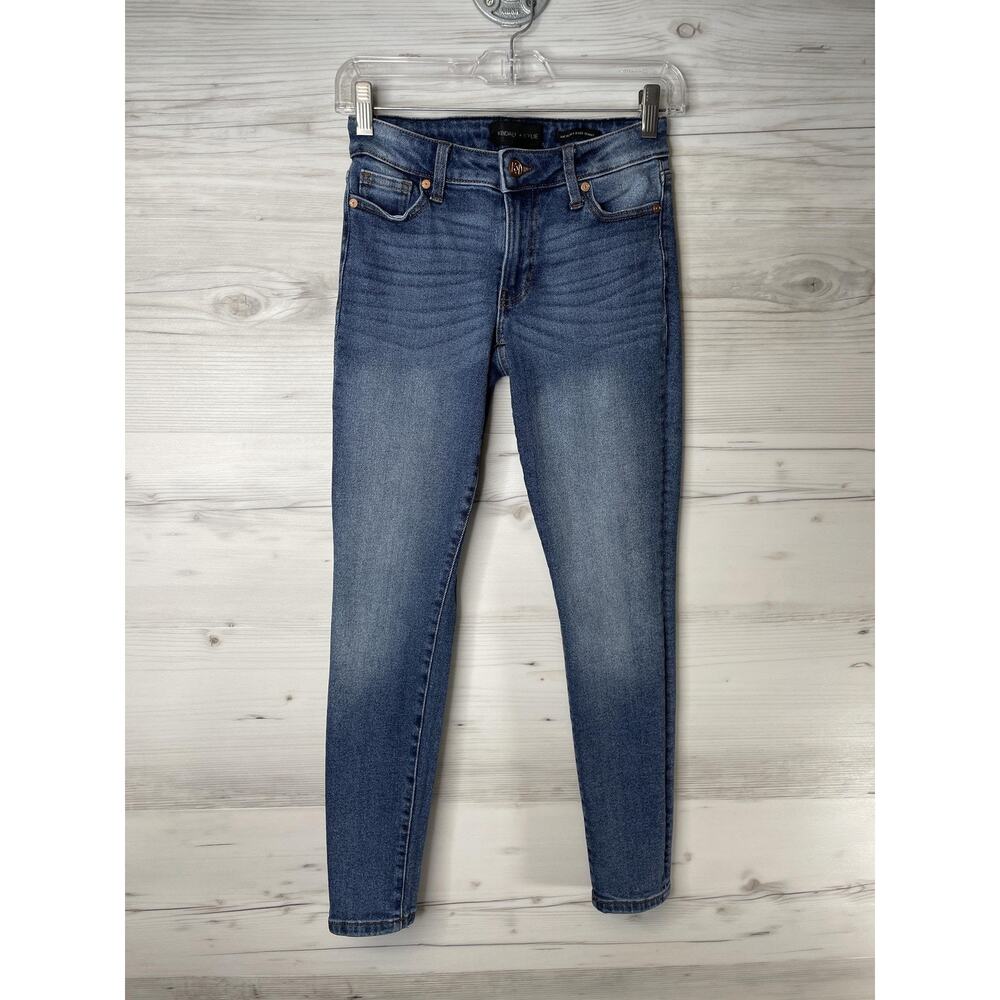 Kendall + Kylie Jeans Womens 0 24 Ultra Babe Skinny Stretch Denim Great Beyond